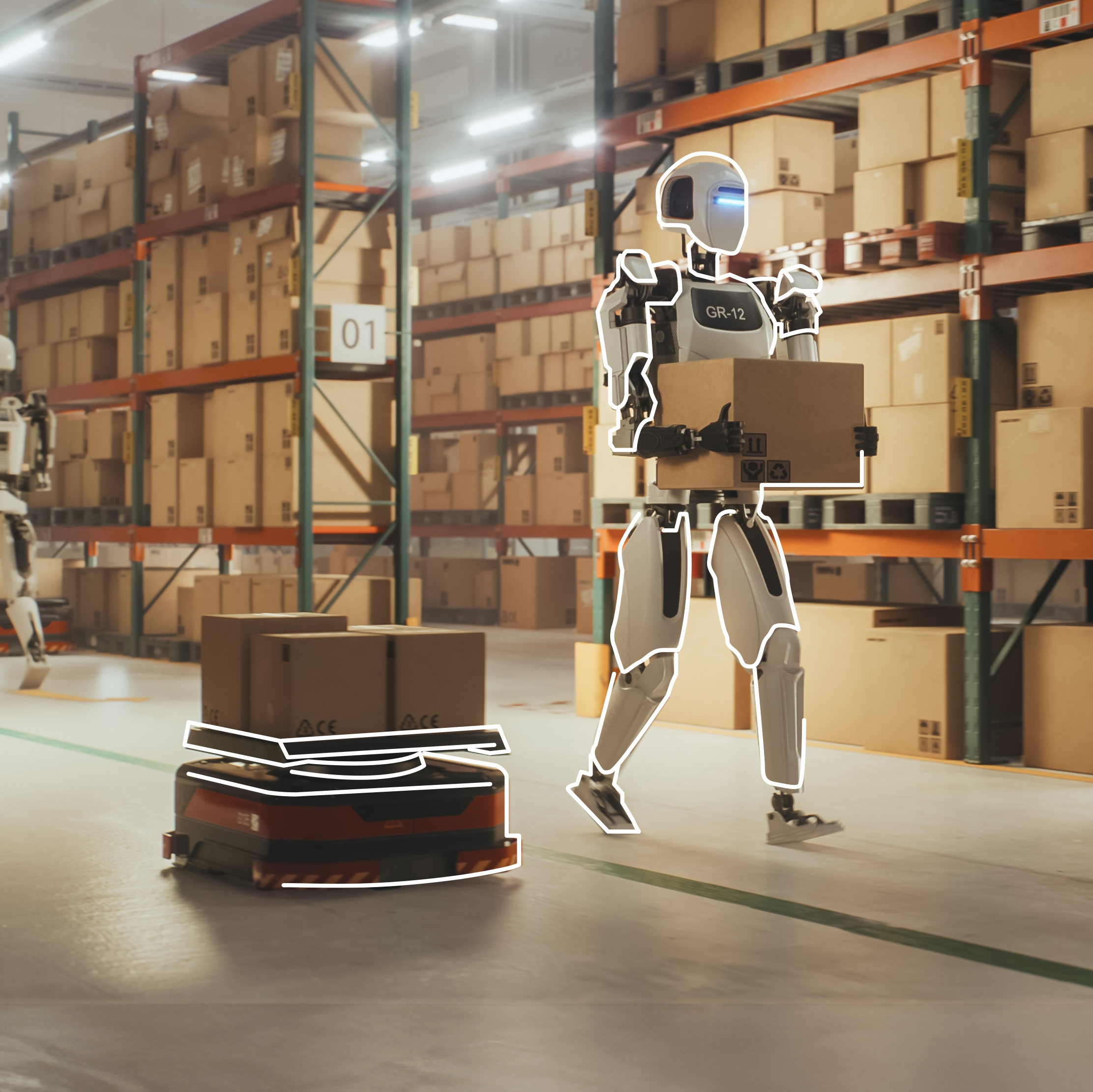 Automatisation et digitalisation des opérations logistiques